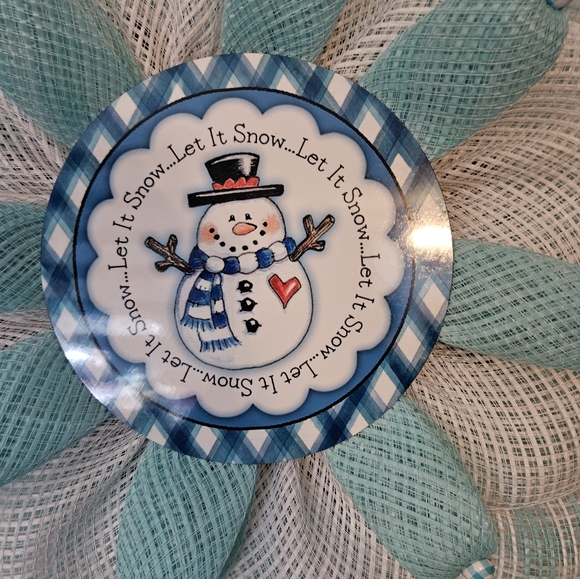 Snowman wreath - Picture 2 of 3